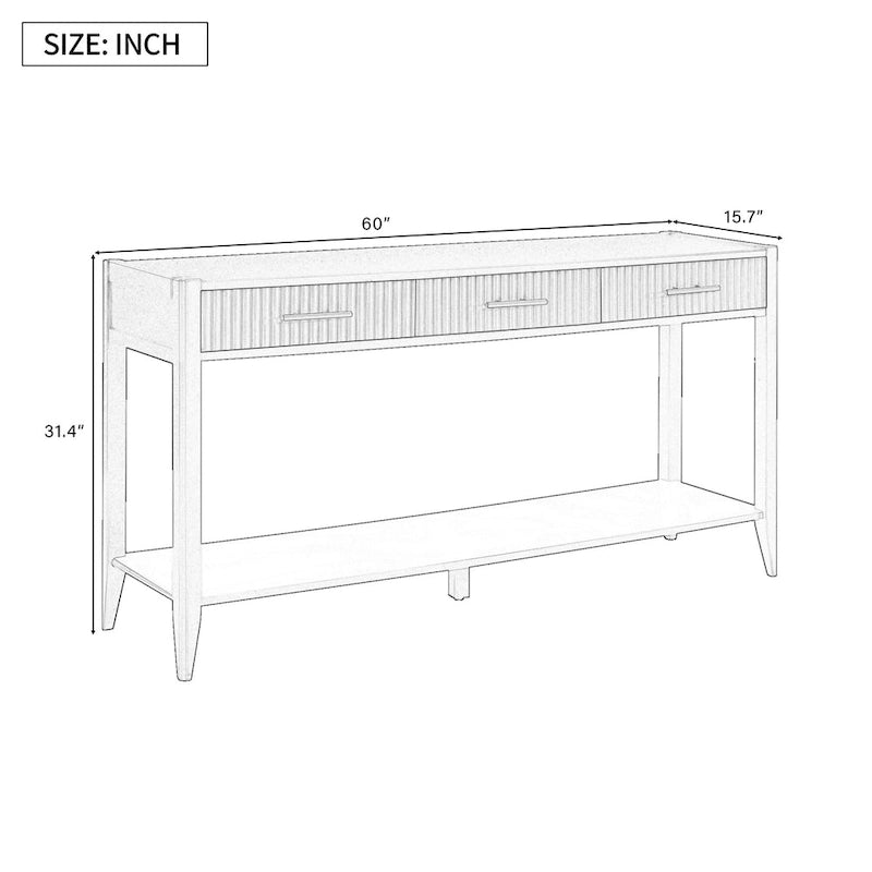 High-Quality Entryway Console Table