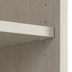 5 Shelf Bookcase with Glass Doors - Set of 2