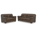 2-Piece Sofa & Loveseat Upholstery Set - 90W x 36D x 38H