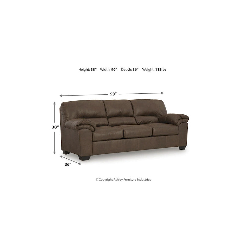2-Piece Sofa & Loveseat Upholstery Set - 90W x 36D x 38H