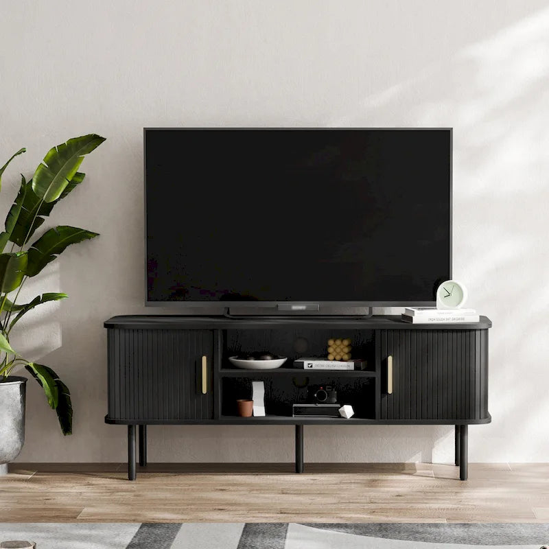 Tambour TV Stand Media Console for TVs Up to 55