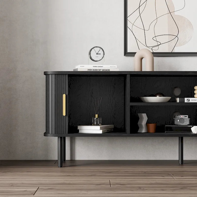 Tambour TV Stand Media Console for TVs Up to 55