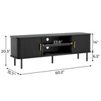 Tambour TV Stand Media Console for TVs Up to 55