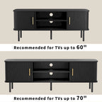Tambour TV Stand Media Console for TVs Up to 55