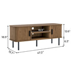 Tambour TV Stand Media Console for TVs Up to 55