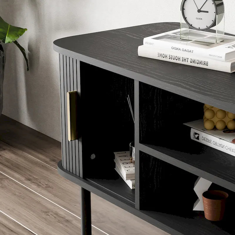 Tambour TV Stand Media Console for TVs Up to 55