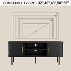 Tambour TV Stand Media Console for TVs Up to 55