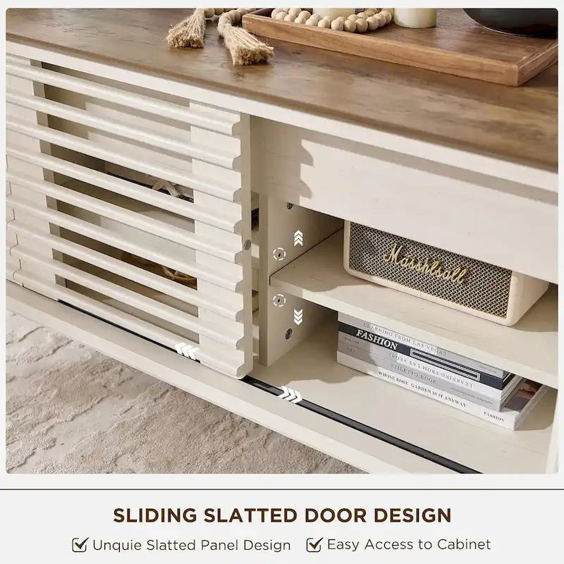 Mid Century Modern Lift Top Coffee Table, Center Table for Living Room