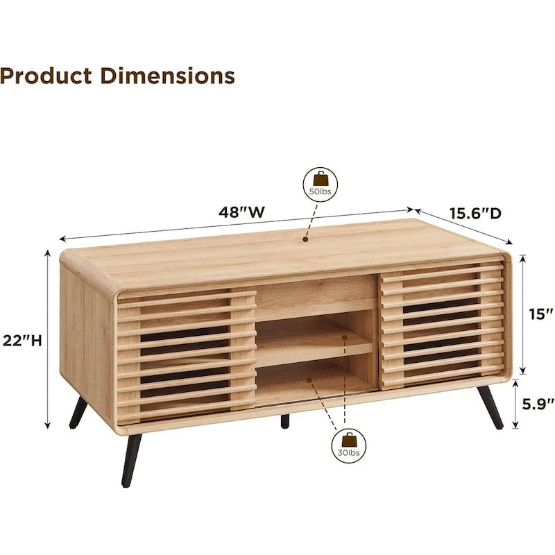 Mid Century Modern Lift Top Coffee Table, Center Table for Living Room