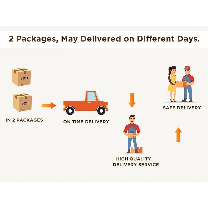 Farmhouse TV Stand With 3-Sided Glass Fireplace, Entertainment Center