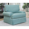  Model Coastal Aqua Series Upholstered Arm Chair