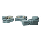 Coastal Aqua Series Upholstered Arm Chair
