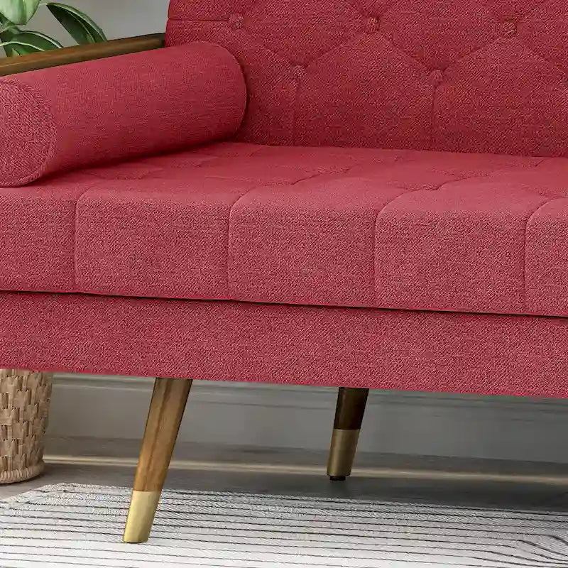 Tufted Fabric Sofa