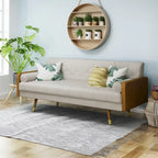 Tufted Fabric Sofa