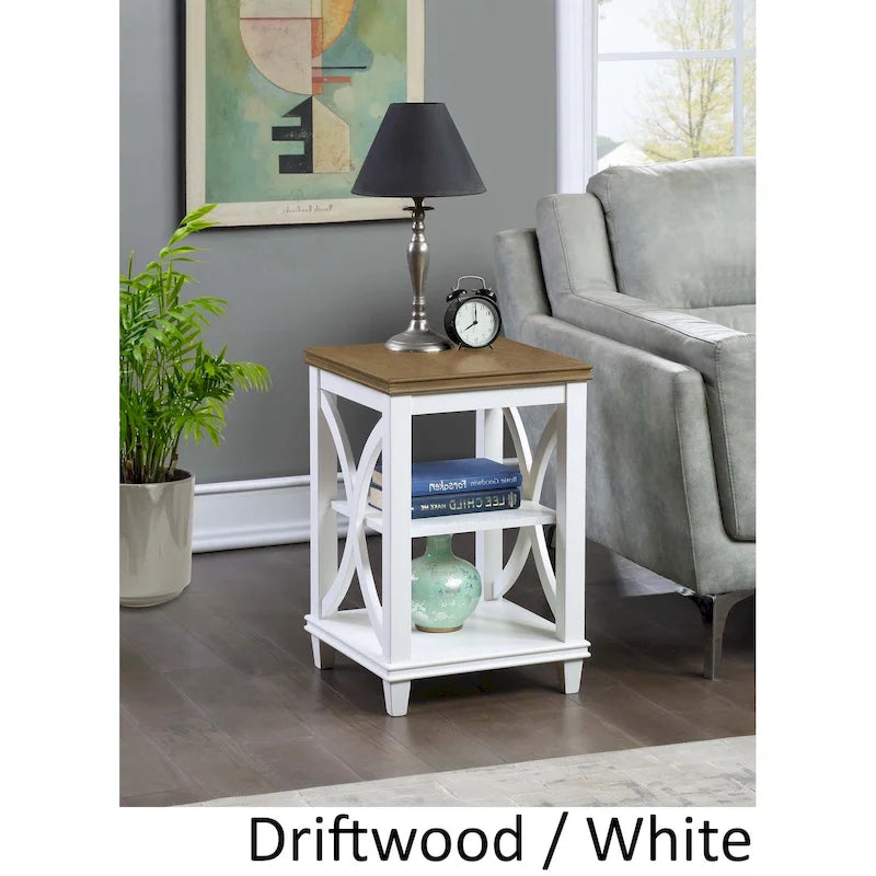 End Table with Shelves