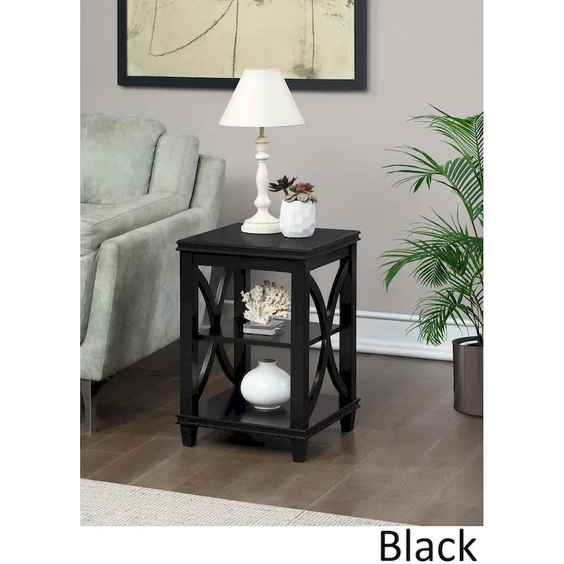  Florence End Table with Shelves