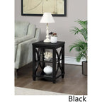  Florence End Table with Shelves