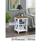 End Table with Shelves