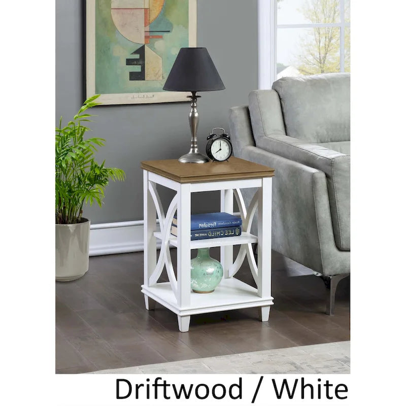 End Table with Shelves