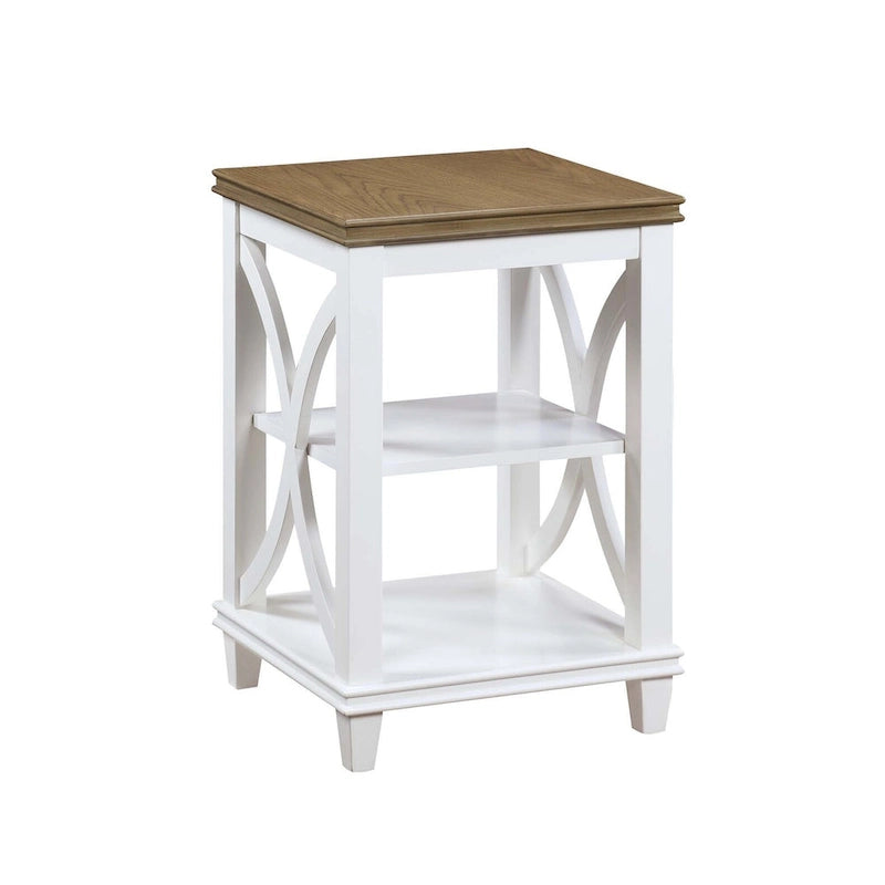 End Table with Shelves