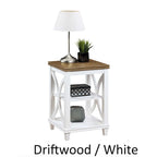 End Table with Shelves