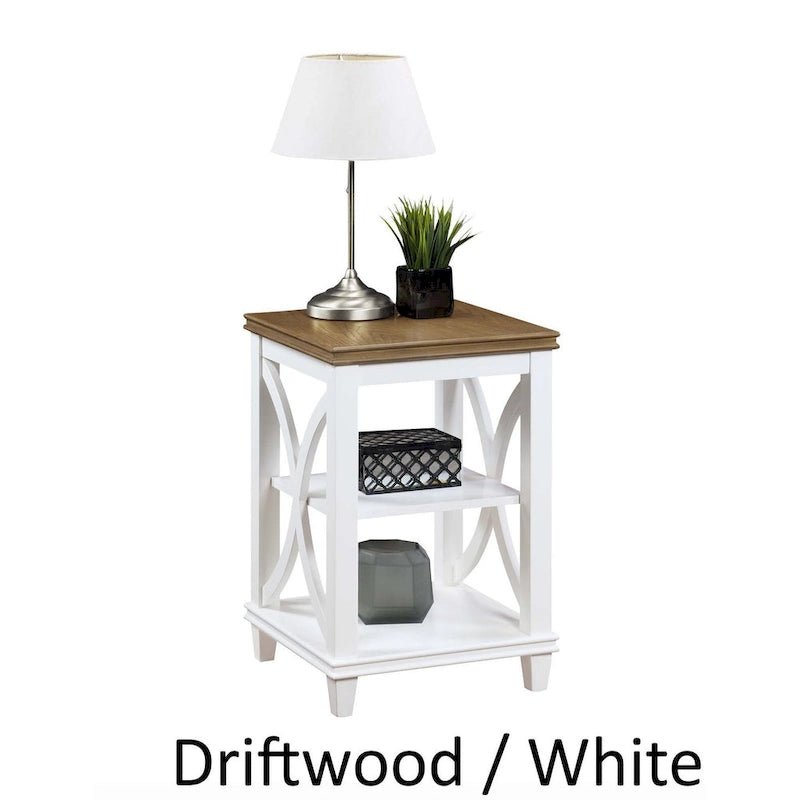 End Table with Shelves