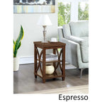 End Table with Shelves