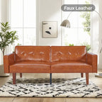 Futon Sofa Bed, Convertible Futon Couch Bed, Loveseat Sleeper Sofa, Daybed for Living Room, Apartment, Office