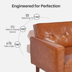 Futon Sofa Bed, Convertible Futon Couch Bed, Loveseat Sleeper Sofa, Daybed for Living Room, Apartment, Office