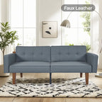 Futon Sofa Bed, Convertible Futon Couch Bed, Loveseat Sleeper Sofa, Daybed for Living Room, Apartment, Office
