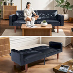 Futon Sofa Bed, Convertible Futon Couch Bed, Loveseat Sleeper Sofa, Daybed for Living Room, Apartment, Office