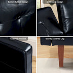 Futon Sofa Bed, Convertible Futon Couch Bed, Loveseat Sleeper Sofa, Daybed for Living Room, Apartment, Office