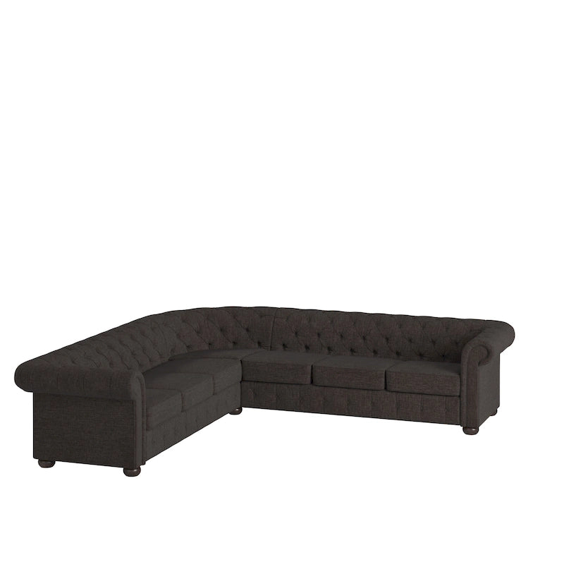 Chesterfield L-Shaped Sectional Sofa
