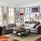 Chesterfield L-Shaped Sectional Sofa