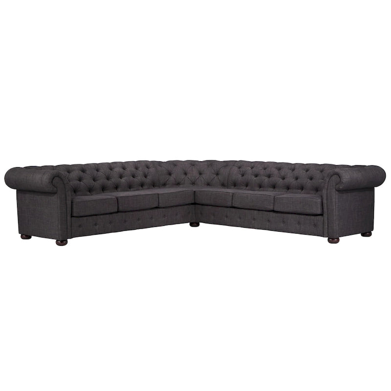 Chesterfield L-Shaped Sectional Sofa