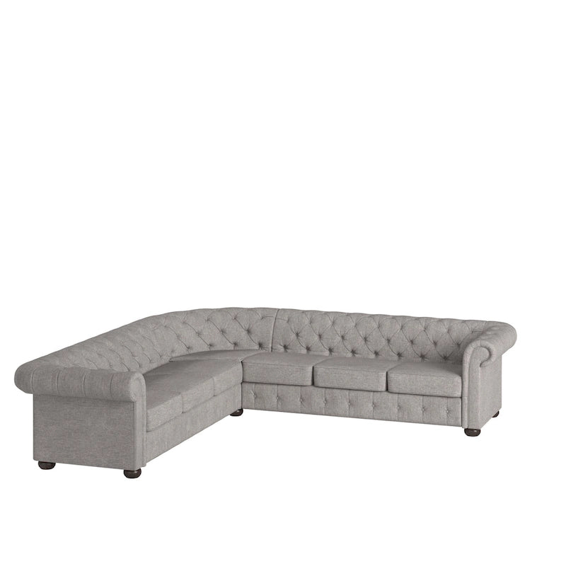 Chesterfield L-Shaped Sectional Sofa
