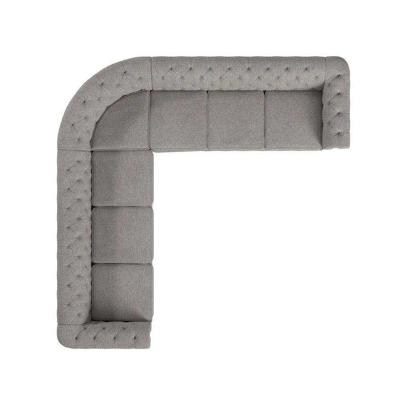 Chesterfield L-Shaped Sectional Sofa