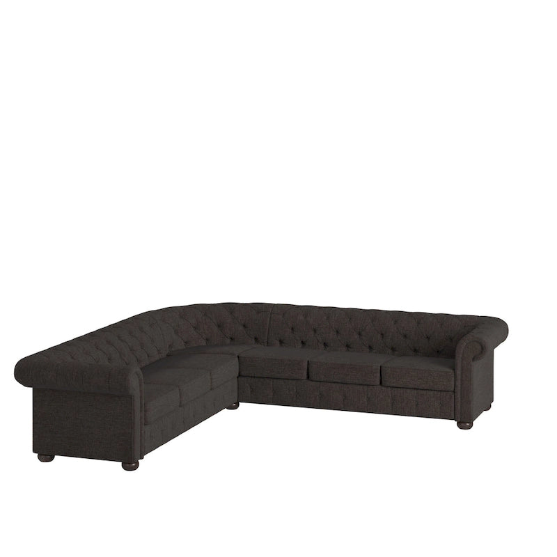 Chesterfield L-Shaped Sectional Sofa