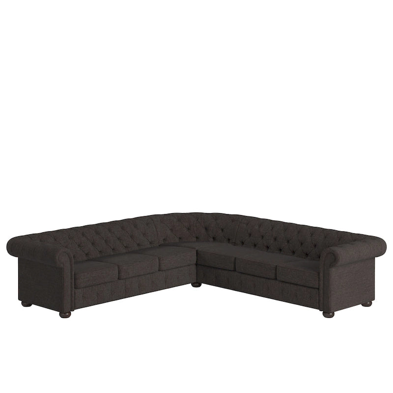 Chesterfield L-Shaped Sectional Sofa