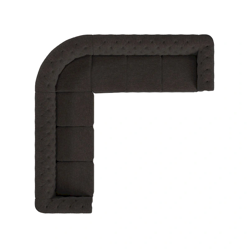 Chesterfield L-Shaped Sectional Sofa