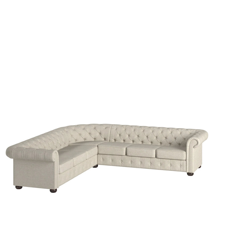Chesterfield L-Shaped Sectional Sofa