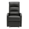 Recliner Chair with Tufted Seat and Manual Recline