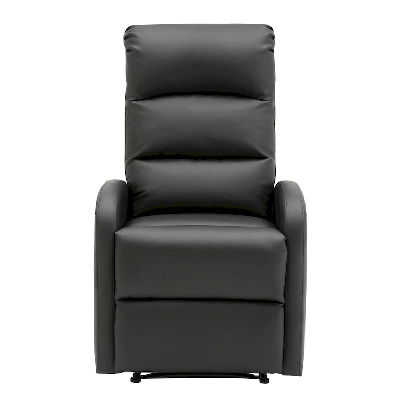 Recliner Chair with Tufted Seat and Manual Recline