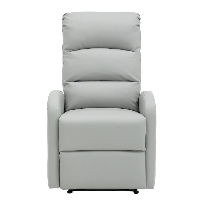 Recliner Chair with Tufted Seat and Manual Recline
