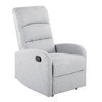 Recliner Chair with Tufted Seat and Manual Recline