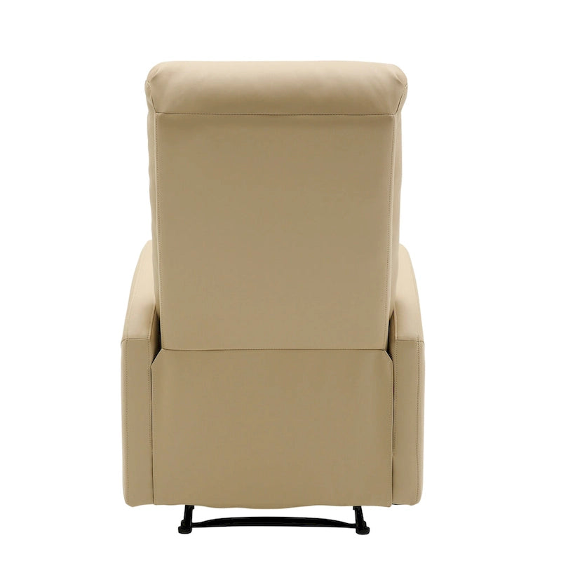 Recliner Chair with Tufted Seat and Manual Recline