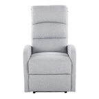 Recliner Chair with Tufted Seat and Manual Recline