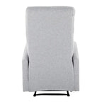 Recliner Chair with Tufted Seat and Manual Recline