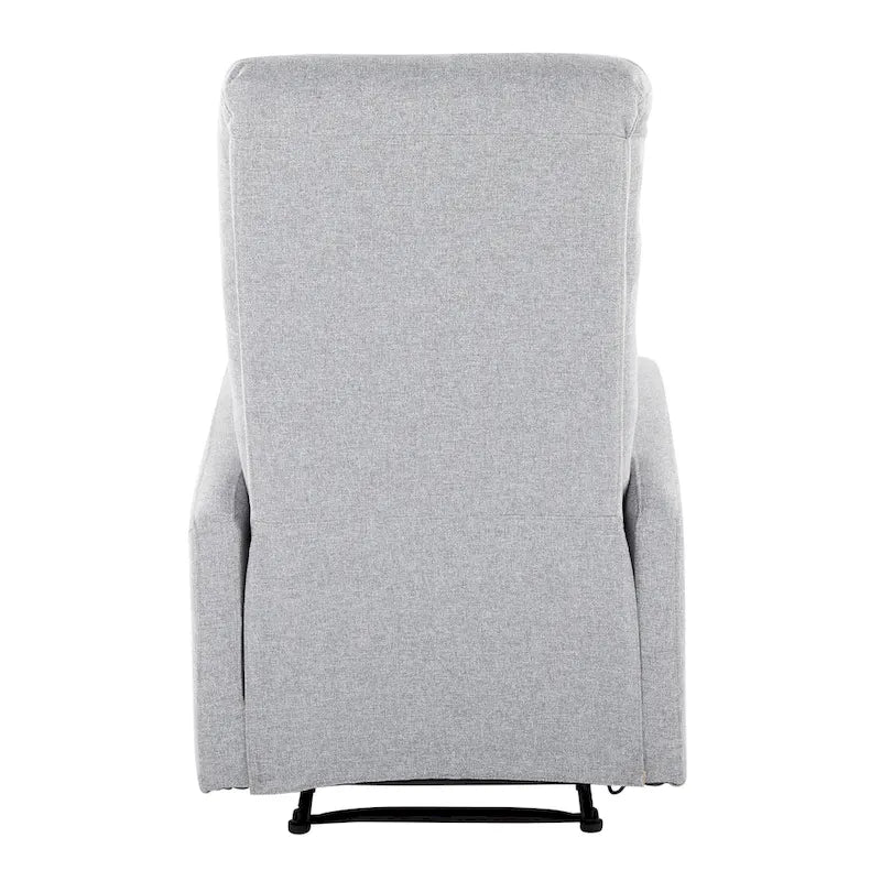 Recliner Chair with Tufted Seat and Manual Recline
