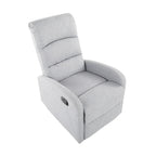 Recliner Chair with Tufted Seat and Manual Recline